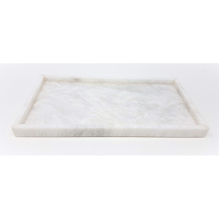 Alcott Hill® Newcastleton Powder Honed Marble Rectangle Bathroom